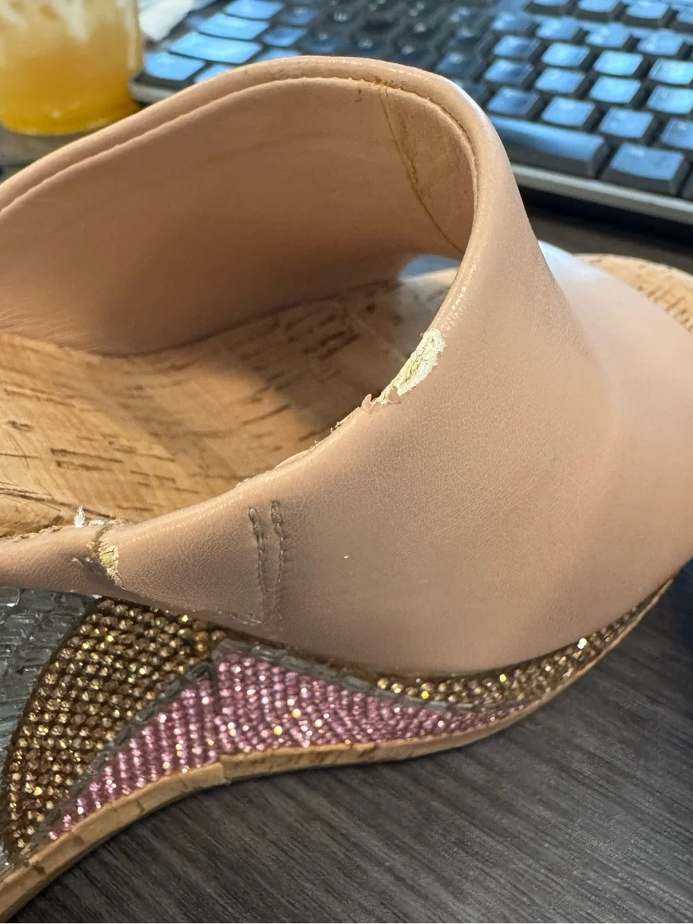 INC CADIE Wedge Sandals Size 8